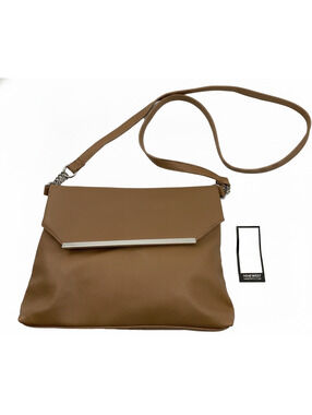 Nine West Brown Shoulder Handbag Glam “Pretty Hour” Purse New with Tags – As Is